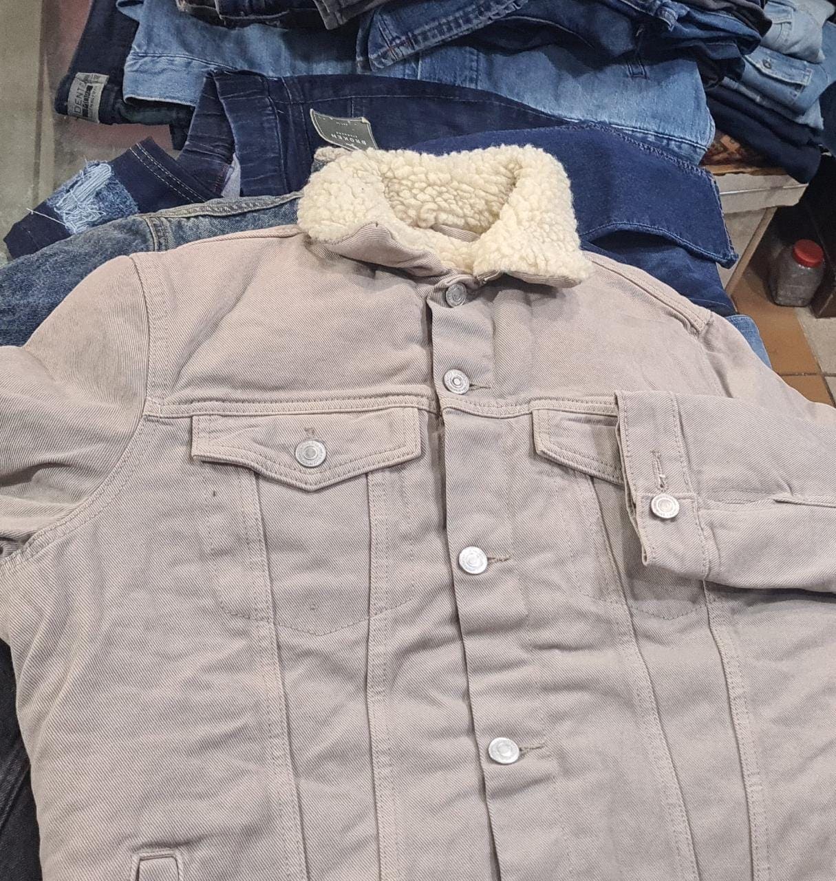 Men Outerwear Warm Denim jacket, Thicker Winter Denim Jackets, Men's Sherpa Lined Denim Jacket, Warm Casual Quilted Jeans Coat Men Outerwear Warm Denim jacket, Thicker Winter Denim Jackets, Men's Sherpa Lined Denim Jacket, Warm Casual Quilted Jeans Coat